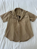 Horse Button Up Sz large