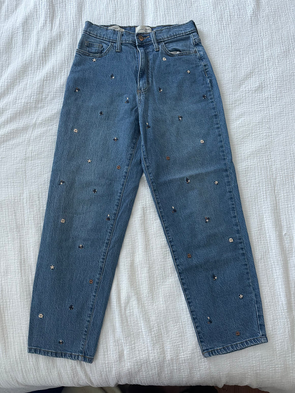 Target Embroidered Jeans sz 27/4