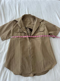 Horse Button Up Sz large