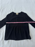 Sezane 100% Silk Blouse Sz 34, xs- can fit a small