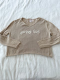 Jersey Girl 100% Cotton Sweater Sz large