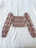 Aritzia Wilfred Floral Top sz small