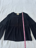 Sezane 100% Silk Blouse Sz 34, xs- can fit a small