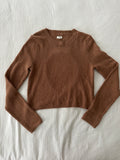 Aerie Fuzzy Long Sleeve Sz large (fits like med) NWT