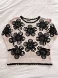 Vintage Flower Sweater Sz med