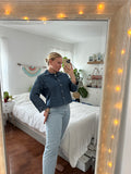 Vintage Denim Top fits med