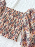 Aritzia Wilfred Floral Top sz small