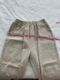 Beige Stretchy Pants fit like a small/med