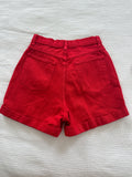 The Limited Red Shorts fit like a size 27/4