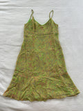 Vintage Pink & Green Snake Dress sz 6