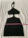 Boutique Knit Dress in Black, Sz large can fit a med