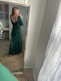 Joy Stevens Vintage Green Dress fits like a med